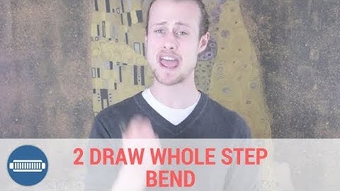 The easiest way to play your 2 draw whole step bend in tune - Harmonica Lesson
