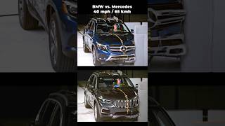 Bmw Vs. Mercedes - 40Mph Modern Overlap Crash Test Showdown Who Wins?