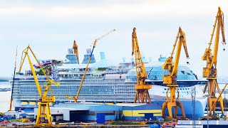 What it takes to Construct the largest cruise ship in The World