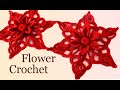 Flores estrella para centro de mesa  a crochet paso a paso