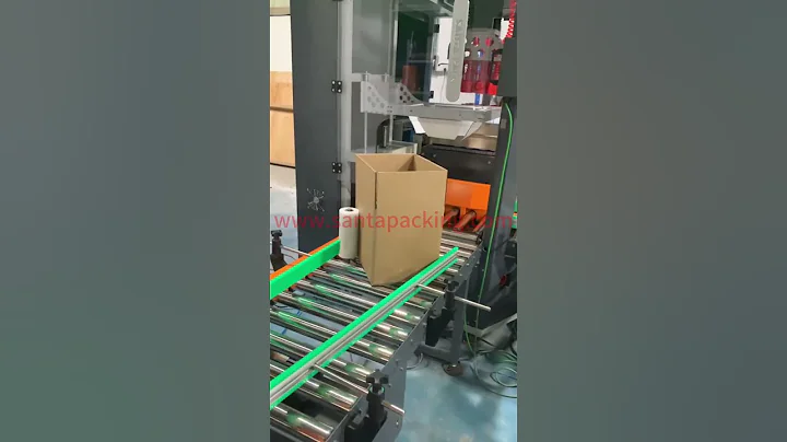 #shorts Automatic case packing machine for bottle,form box,grip & load into box,seal tape-Santa Pack