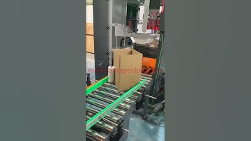 #shorts Automatic case packing machine for bottle,form box,grip & load into box,seal tape-Santa Pack