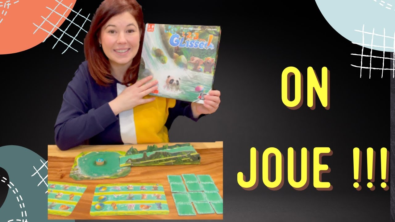 Lydia vous prsente le jeu 123Glisse  Jeu de socit pour enfants de mmoire et de pichenottes