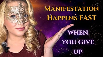 Why “Giving Up” is the FASTEST Way to Manifest ✨
