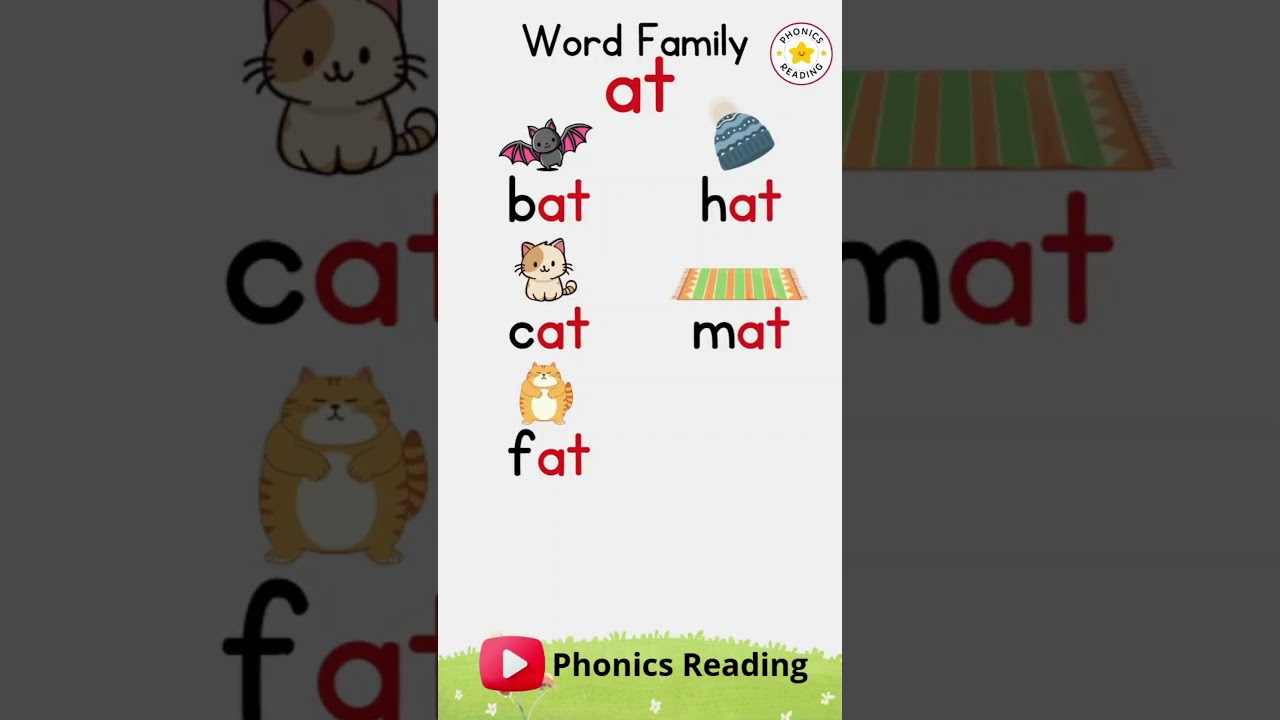 Word Family At Phonics For Kids