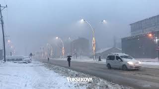 Yüksekovada Kar Yağışı