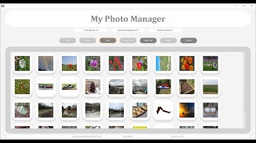 JavaFX Photo Library desktop application