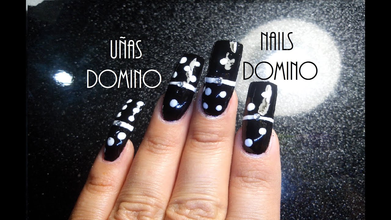 Diseño Uñas Domino / Nail Design Domino - thptnganamst.edu.vn