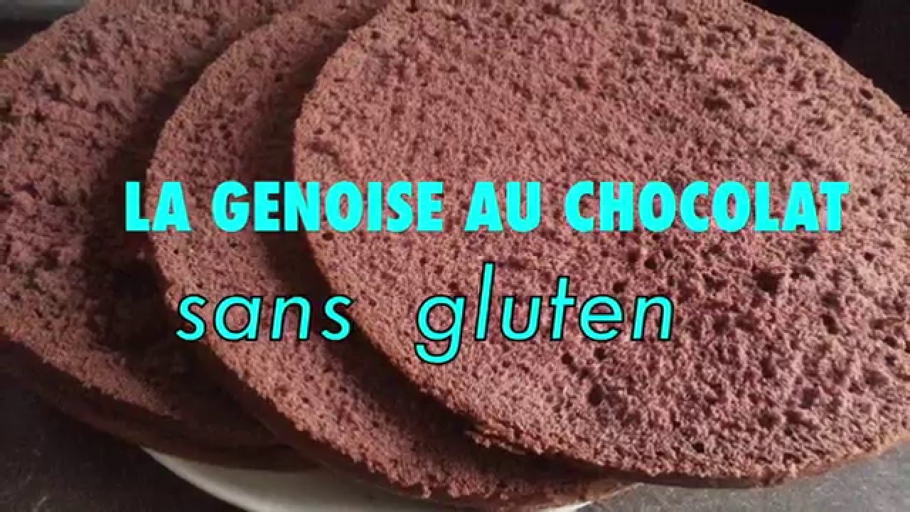 Genoise au Chocolat Sans Gluten/Gluten free sponge cake 