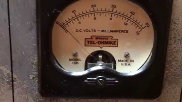 SPRAGUE TEL-OHMIKE model 16 Quick Demo  PART 1