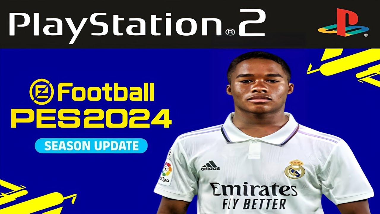 PES 2024 PS2 ISO EFOOTBALL ATUALIZADO DOWNLOAD YouTube