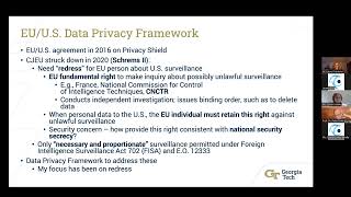 Transatlantic Lecture: The EUUS Data Privacy Framework