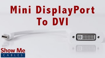 High Definition Mini DisplayPort to DVI Adapter - Makes Video Easy #2914