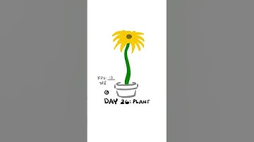 26 | Plant 🌻 #shorts #procreate #animation