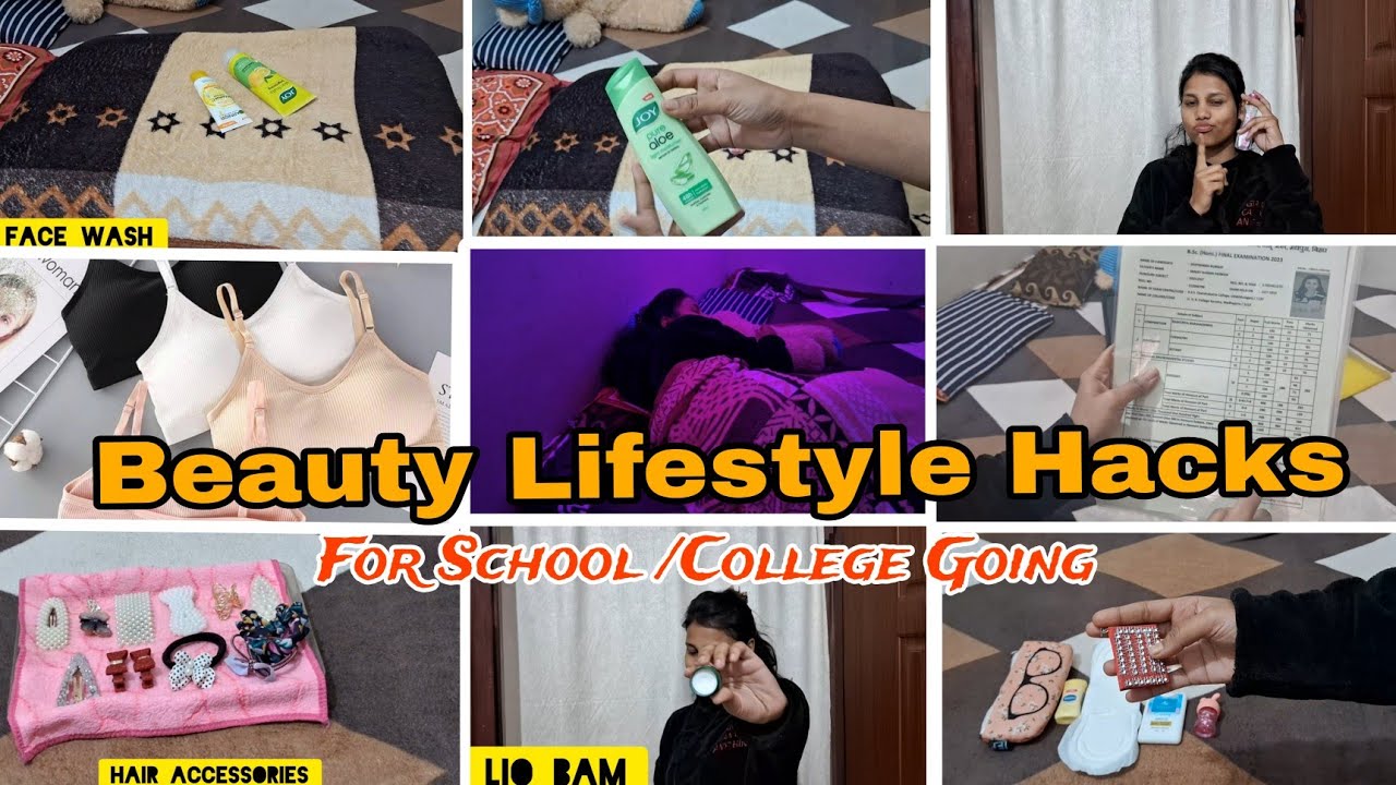 Beauty Lifestyle Hacks ✨️for school / College Going || Teenagers Grooming Tips|| #skincare #hack