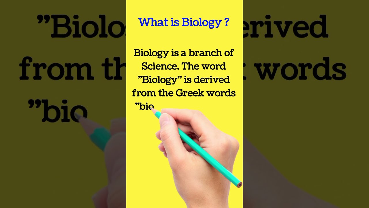 What Is Biology Definition Of Easy 2023