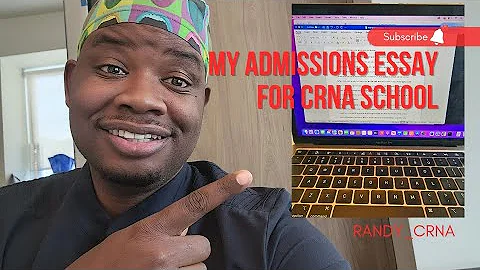 My admission essay to CRNA school!
