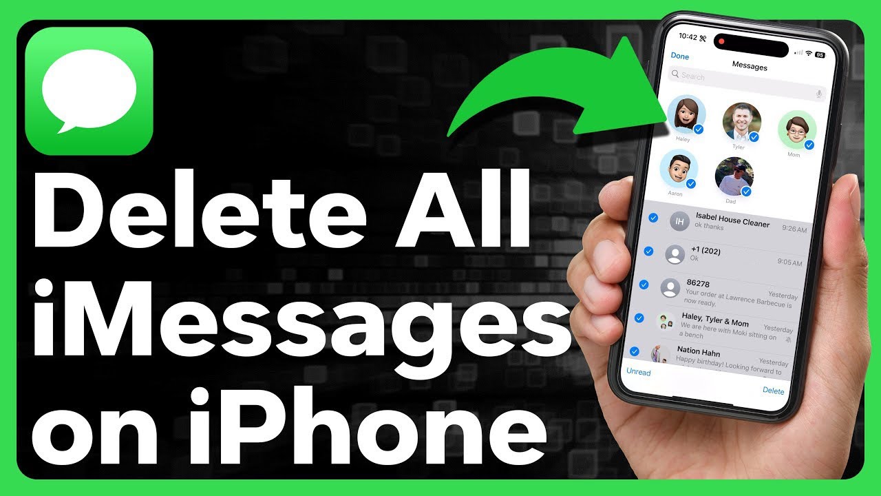 How To Delete All IMessages On IPhone YouTube
