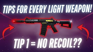 THE FINALS: 1 QUICK TIP FOR EVERY LIGHT WEAPON (Updated)