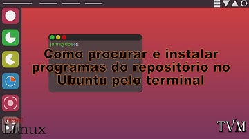 Como procurar e instalar programas do repositório no Ubuntu pelo terminal | Tutorial Linux