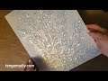How to make diy canvas and glitter wall art