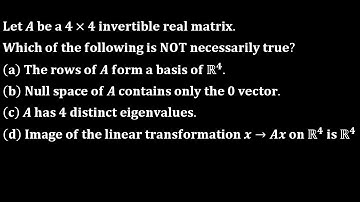 csir net dec 2013 linear transformation and its properties
