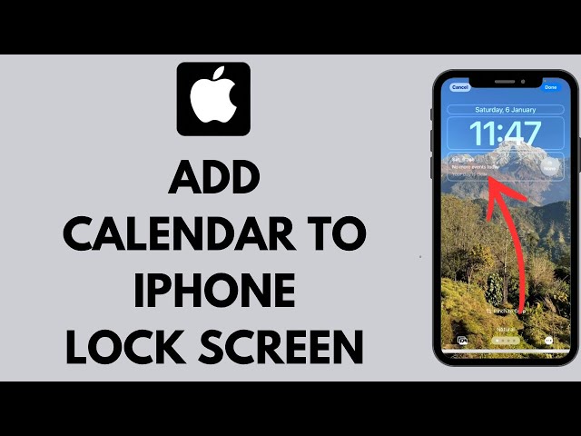 how-to-add-calendar-to-iphone-lock-screen-2024-youtube