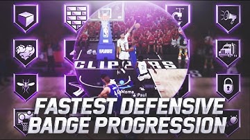 FASTEST WAY TO MAX DEFENSIVE BADGES METHOD ON NBA 2K20! HOW TO GET DEFENSIVE BADGES IN 1 DAY!