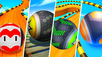 Going Balls Super SR vs Rollance vs Going Balls vs Action Balls - Android, IOS gameplay