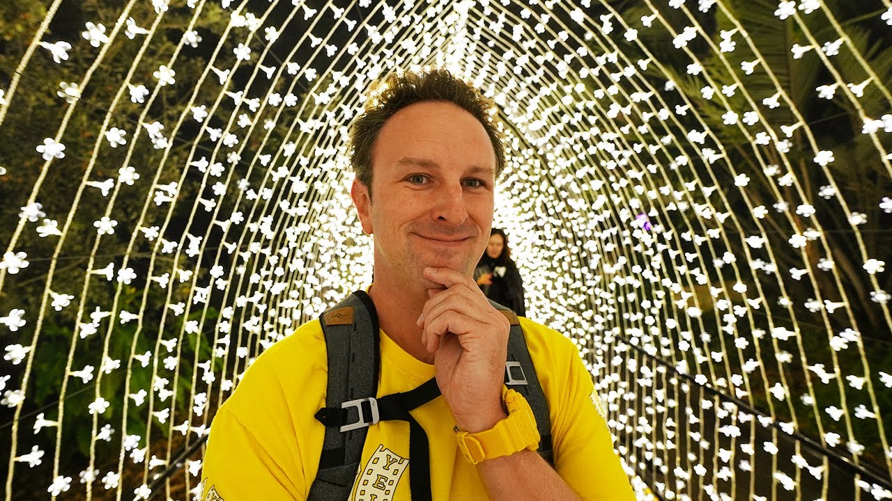 Lightscape Encinitas Visiting Lightscape at San Diego Botanic Garden - YouTube