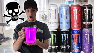 I MIXED EVERY FLAVOR OF MONSTER **don't try at home**