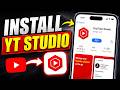 Install YouTube Studio On iPhone In Minutes!