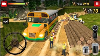 Off-road school bus driving simulator 2019  - Android Gaming screenshot 4