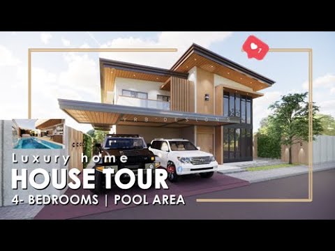 House Tour | Luxury Home | Beautiful Wood Elements | Modern Interior Design | 4- Bedrooms |