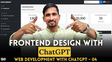 Frontend Design Tutorial With ChatGPT | ChatGPT Tutorial for Web Development 04