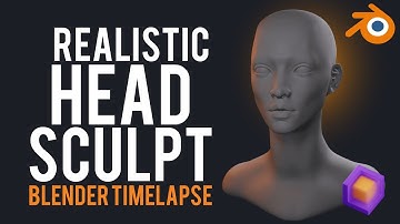 Blender Sculpting Timelapse | Realistic Female Head Sculpt in Blender | Asim Artworks