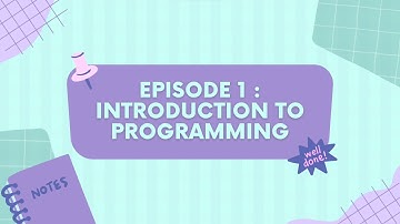 Ep.1 Introduction to Programming for Beginners - ANT DEVELOPERS