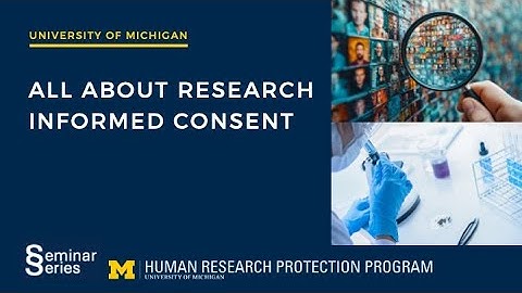 All About Research Informed Consent