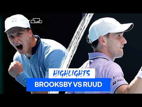 Ruud suffers shock defeat to brilliant Brooksby | Australian Open Highlights | Eurosport Tennis