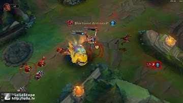 Lucian Vs. Gnar 1v1 EPIC OUTPLAY