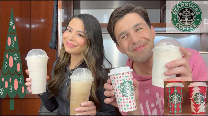 MIRANDA COSGROVE AND I TRY STARBUCKS NEW HOLIDAY D...