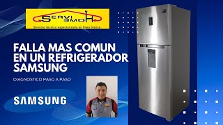 Falla comun en refrigerador SAMSUNG  aprende a ingresar al modo diagnostico forzado #refrigerador