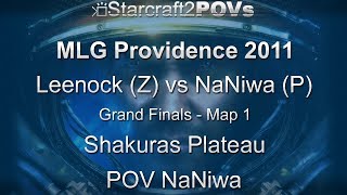 SC2 WoL - MLG Providence 2011 - Leenock vs NaNiwa - Grand Final - Map 1 - Shakuras Plateau - NaNiwa