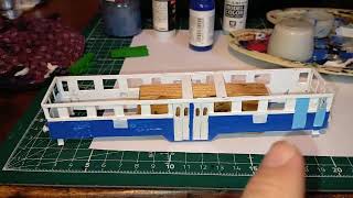 Freelance railcar episode 25: more coats of blue and correcting drips.