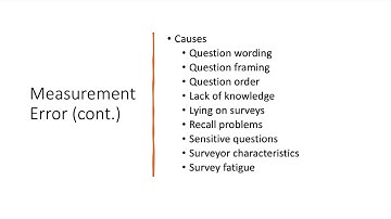 POLS 299 Podcast 6.3.2 Surveys: Validity, Reliability, and Measurement Error