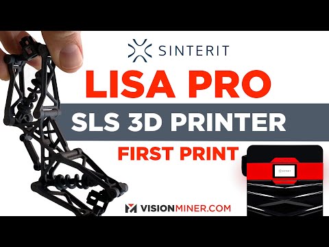 Sinterit Lisa Pro - Printing Your First SLS Part from Start to Finish