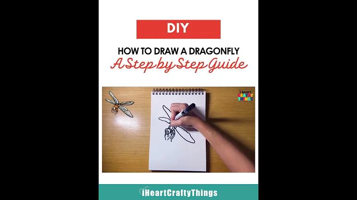 🖌️ How to Draw a Dragonfly – Step-by-Step Tutorial for Beginners! 🎨✨ #artforkids #howtodraw