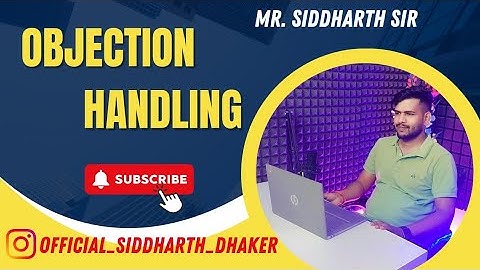 Objection Handling Part-2 By Siddharth Sir ll Objection Handling In Network Marketing ll FLP