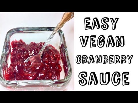 The Best Vegan Cranberry Sauce - A Virtual Vegan