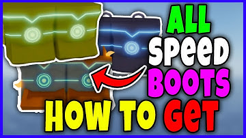 ALL SPEED BOOTS in FISCH - how to GET THEM FULL GUIDE Roblox